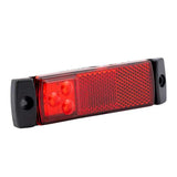 Sidomarkeringsljus 9-32v 3 LED Red