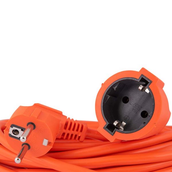 TopGear TopGear extension cord Oranje 2x1.0 20 meters