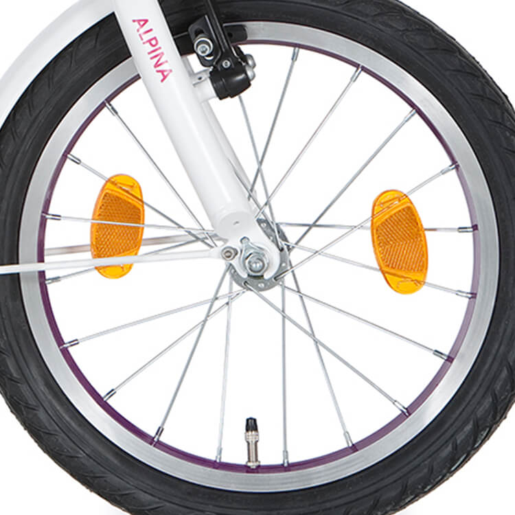 Alpina front wheel 18 J20 Purple Zinc SPK