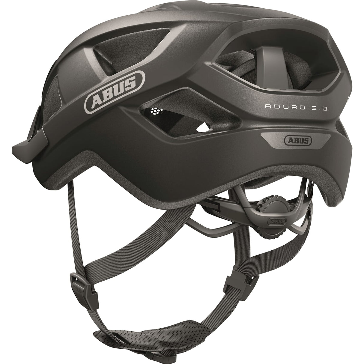 Abus Helm Aduro 3.0 - Hełm sportowy i elegancki do bezpiecznego jazdy na rowerze w ruchliwym ruchu miasta - Titan - 51-55 cm