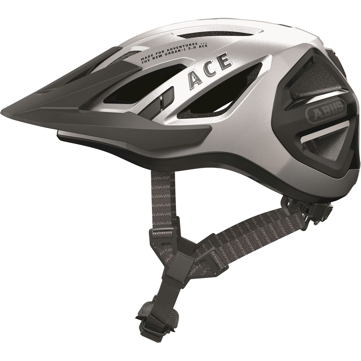 Abus Helm Urban-I 3.0 ACE gleam Zilver L 56-61cm