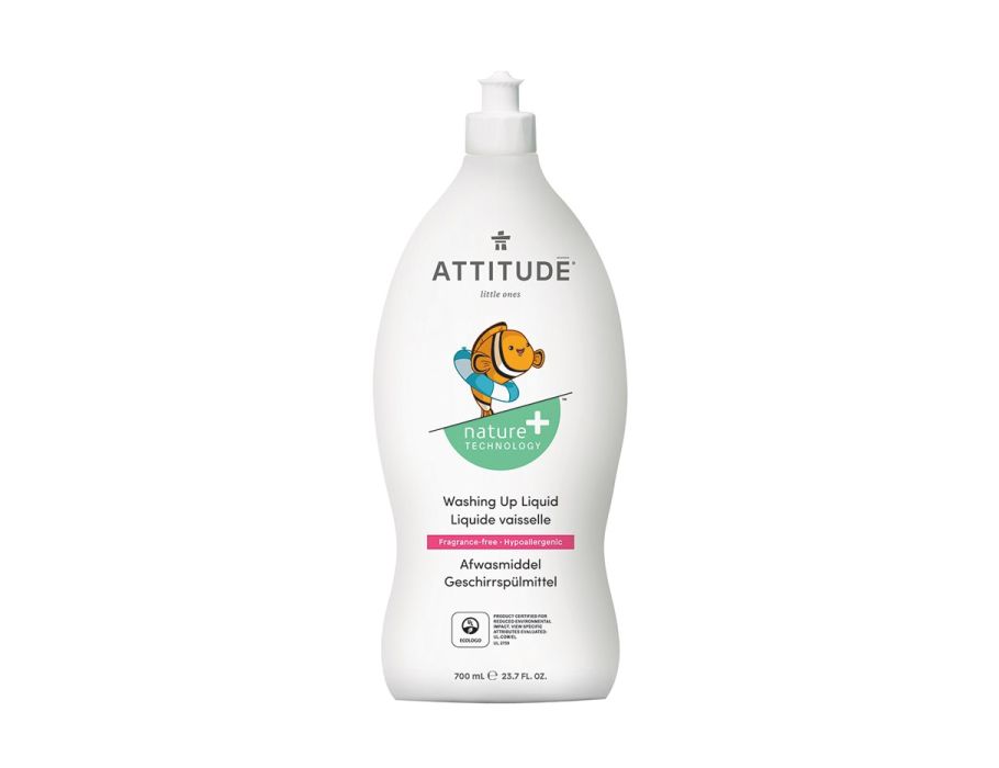 Actitud Los pequeños lavando -up líquido 700 ml de perfume -libre