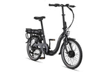 Bici pieghevole e-bici di altec comfort da 20 pollici 7-SPD. 518WH MAT NERO M129 40NM