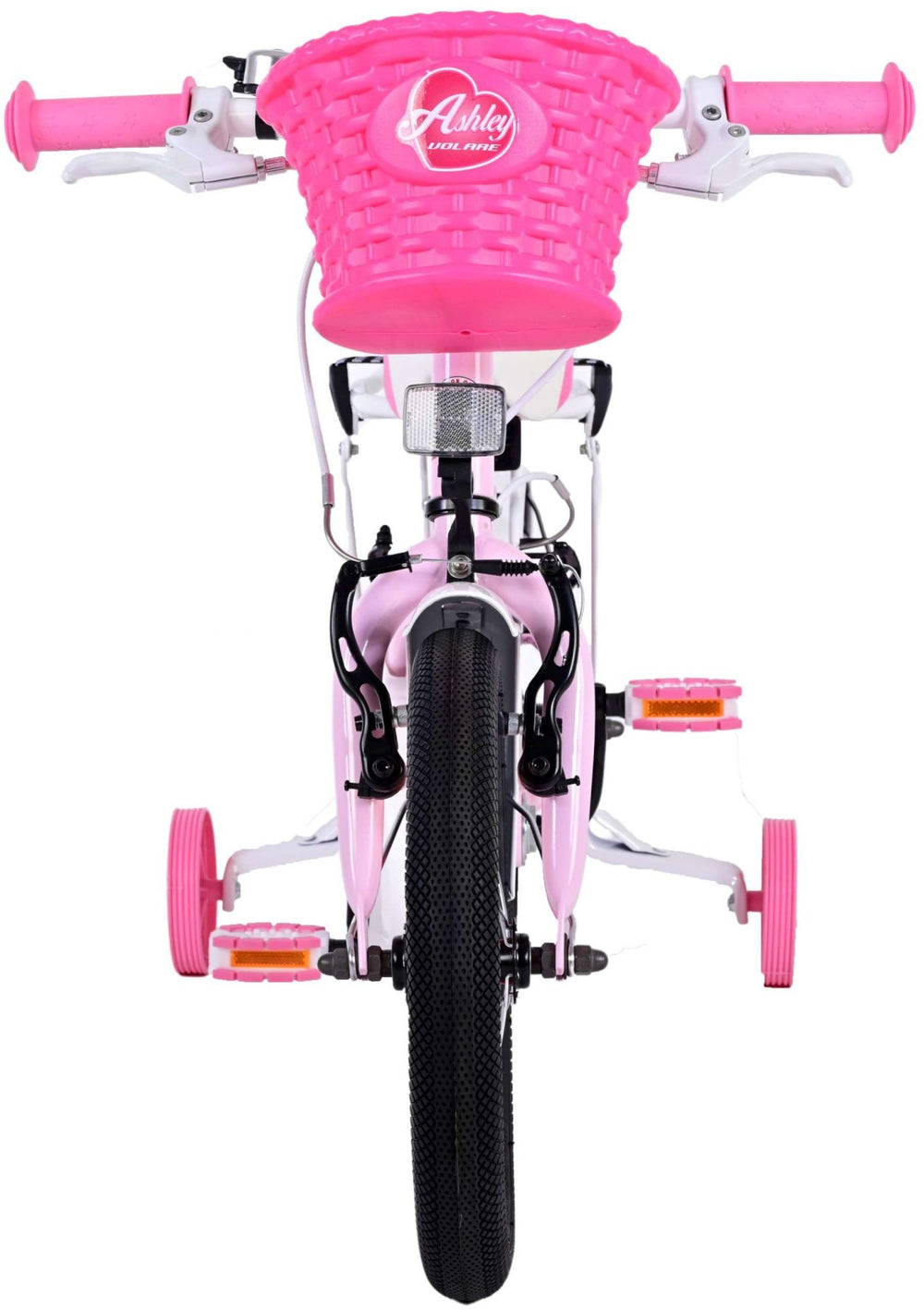 Volare Ashley Kinderfiets Meisjes 14 inch Roze Twee Handremmen