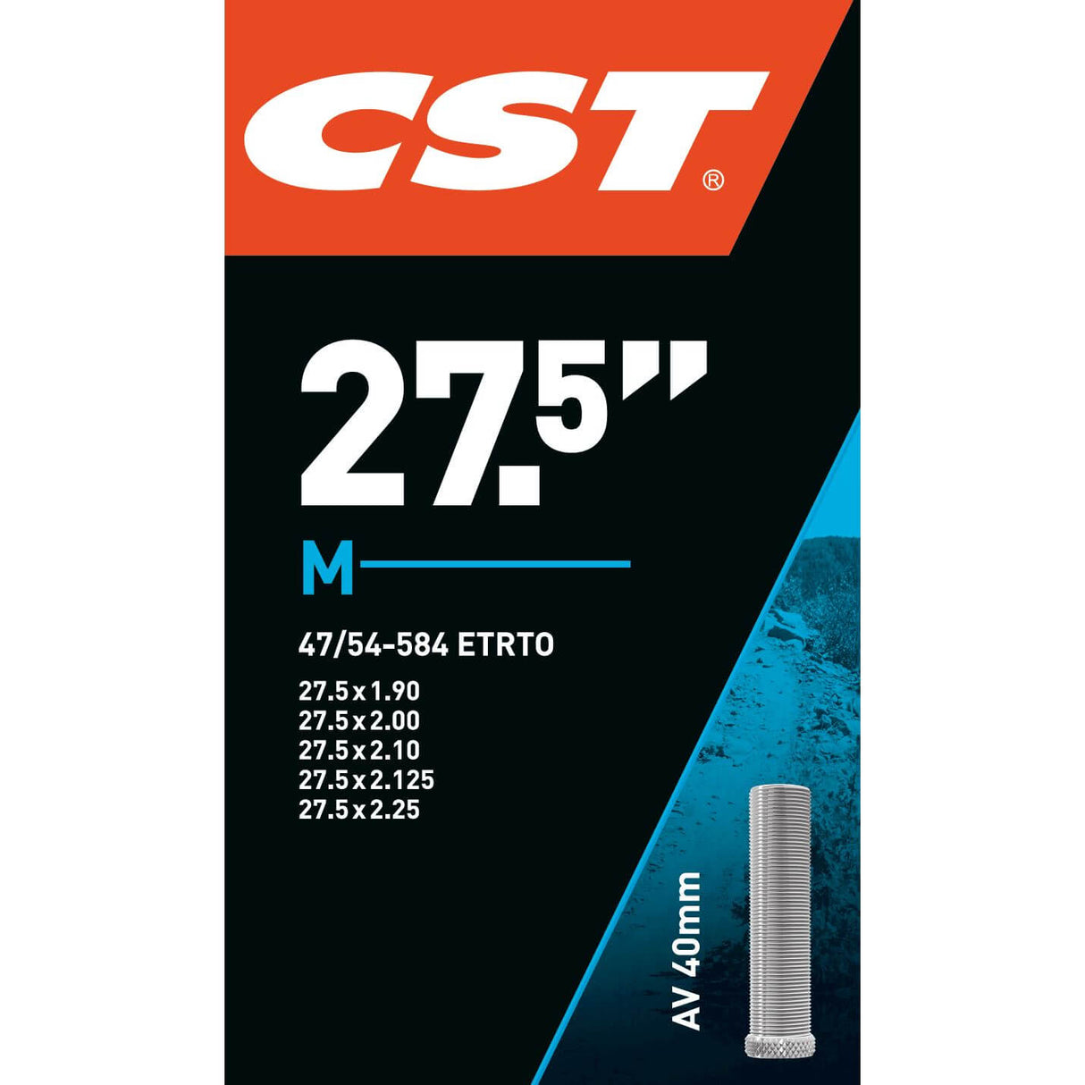 CST Inner Tube AV 27.5 47 54-584 40mm