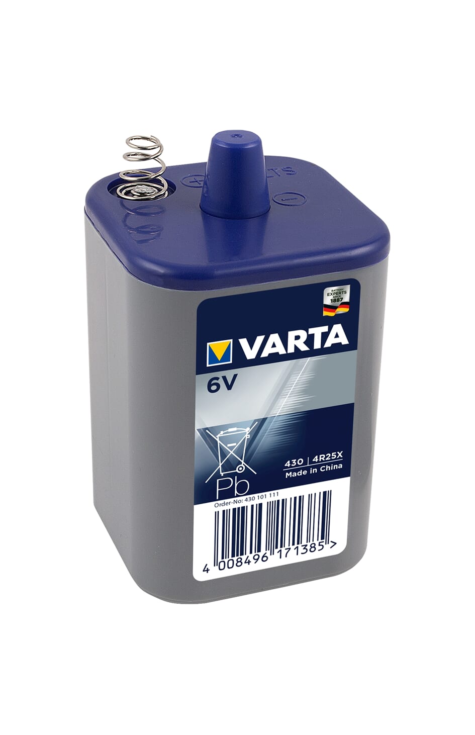 Varta -Batterie 6V Block m Veer (1)