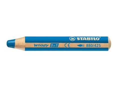 Stabilo Woody Bleistift 3 in 1 Blau