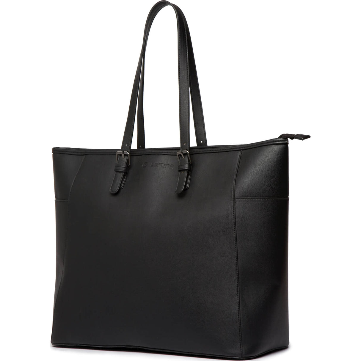 Cortina Milán Bolso de hombro Black PU Leather