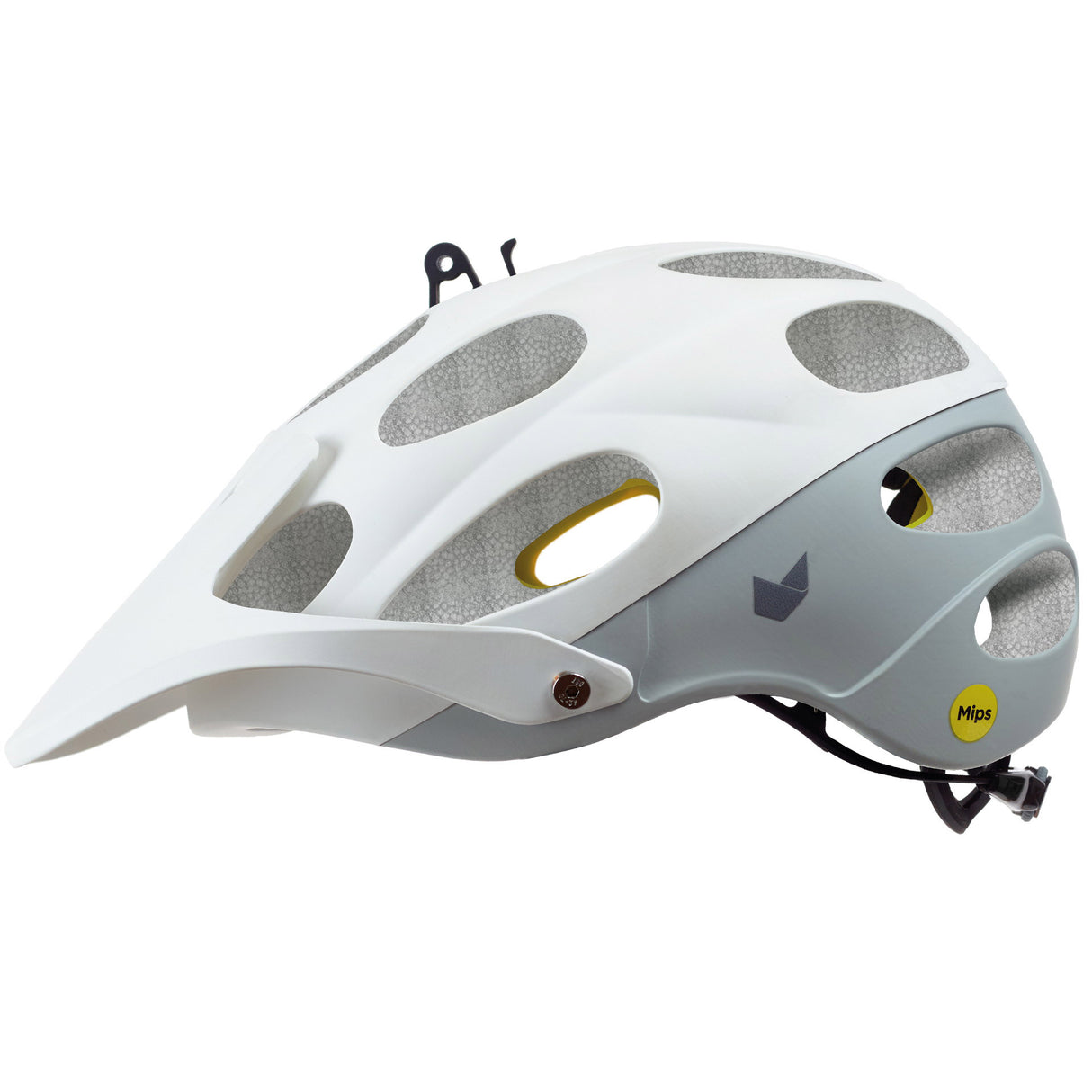 Buzaglo mtb helm yelmo mips maat l 60-61cm white grey