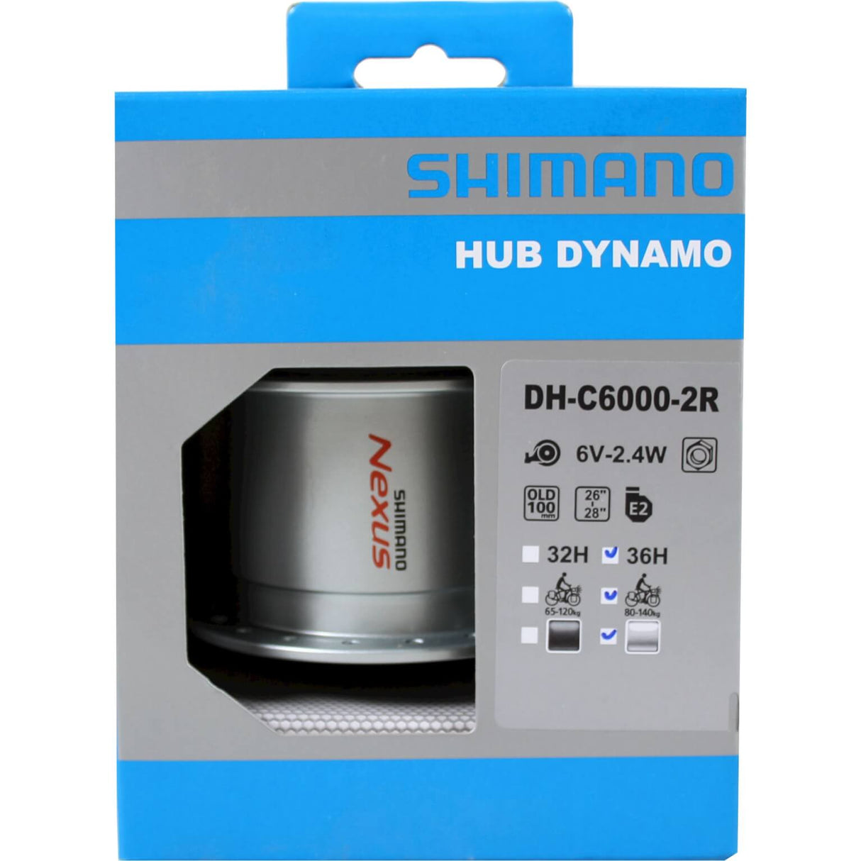 Shimano hubo Dynoooroller dh-c6000 6v 2.4w