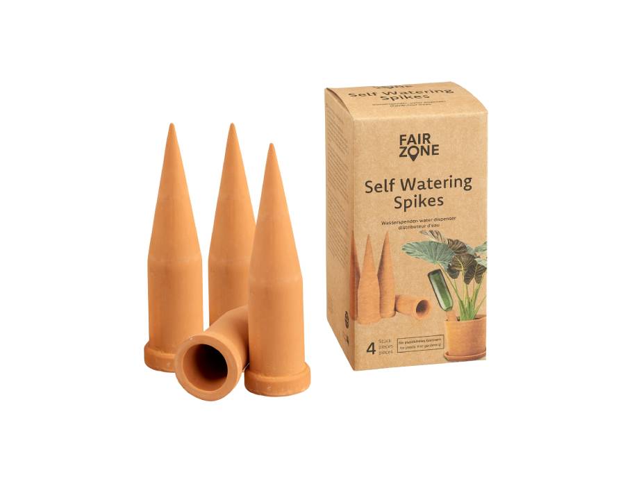 Fairzone Waterdruppelaar Terracotta 4 stycken