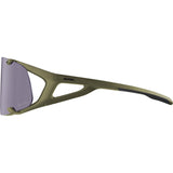 Gafas de ropa deportiva olímpica Hawkeye Q-Lite v Fogstop Olive Purple Cat.1-3