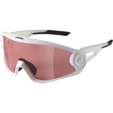 Lunettes de vêtements de sport olympiques 5W1NG MATT WHITE Q + CMR