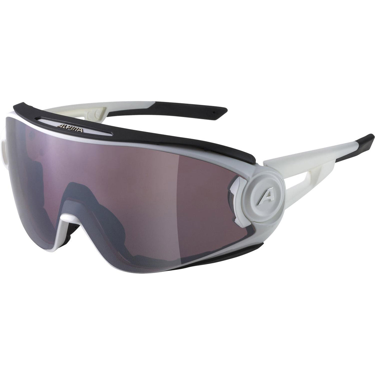 Lunettes de vêtements de sport olympiques 5W1NG MATT WHITE Q + CMR