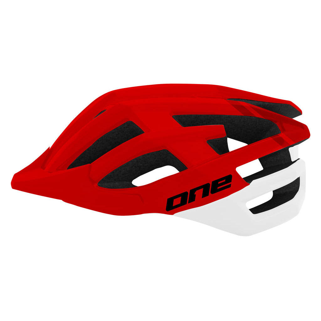 Un seul Helm Mtb Race S M (54-58) Rouge blanc