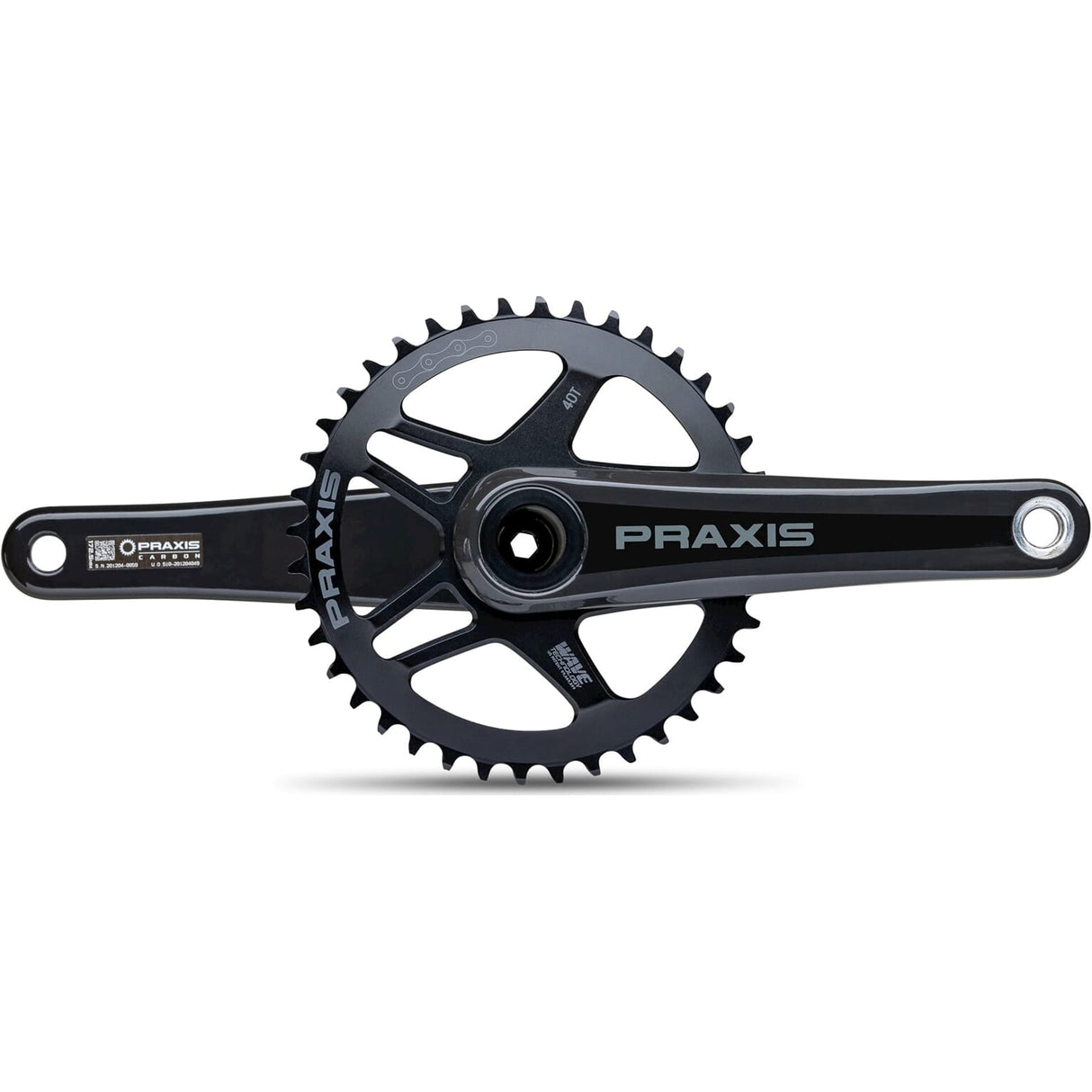 Praxis Crankstel Zayante Carbon M30 170 42t