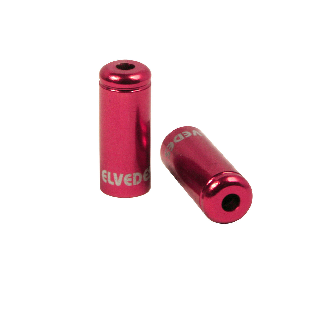 Elvedes kabelhoedje 5mm aluminium rood (10st)