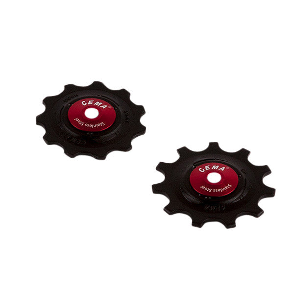 Shimano Derailleur Wheels PVC 9 10 11V z nerezové oceli černá