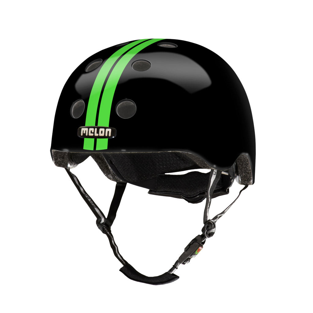 Casco per biciclette Urban Active Black Green Size 46-52 cm