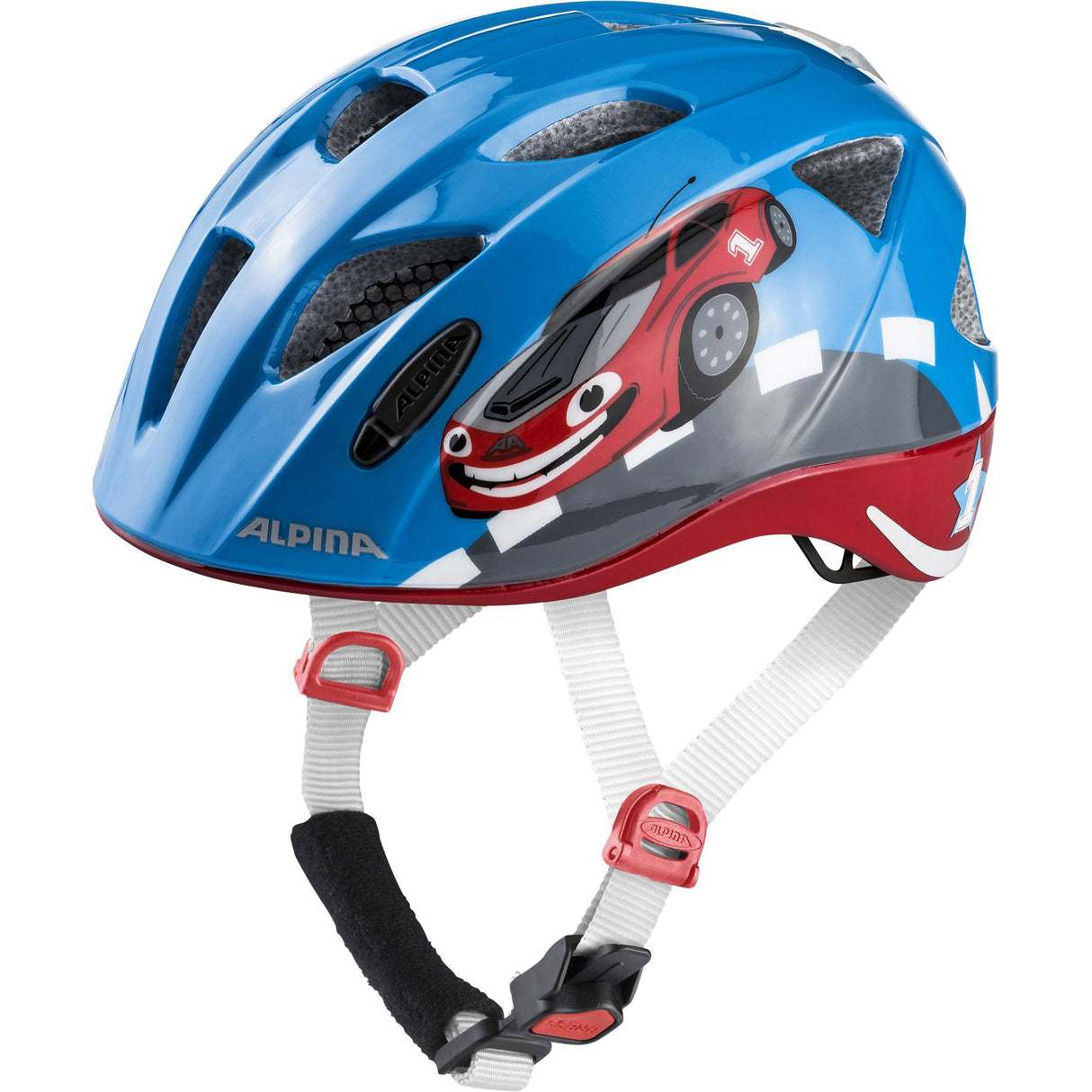 Olympesch Sportsdauer Sports Helm vum Helm Ximo Flash Red Auto 47-51 Glanz