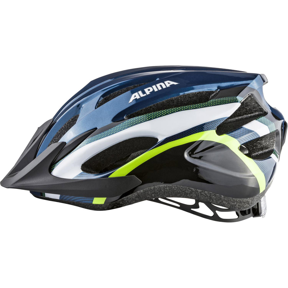 Olympisk sportkläder Sports MTB Helm MTB17 58-61 Gloss Dark Blue Neon