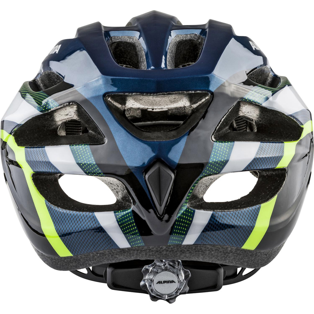 Olympic Sportswear Sports Mtb Helm MTB17 58-61 Néon bleu foncé brillant