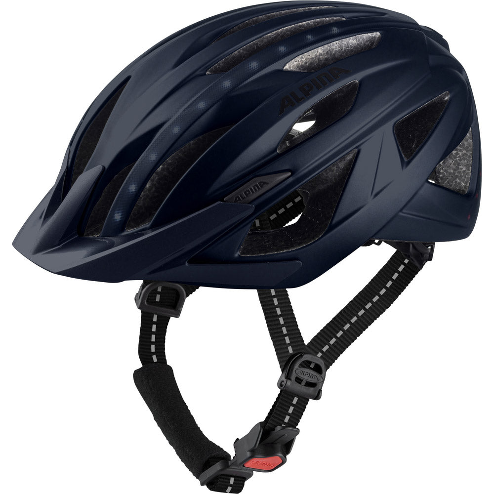 Olympic sportswear alpina sports urban helm haga led 51-56 mat indigo