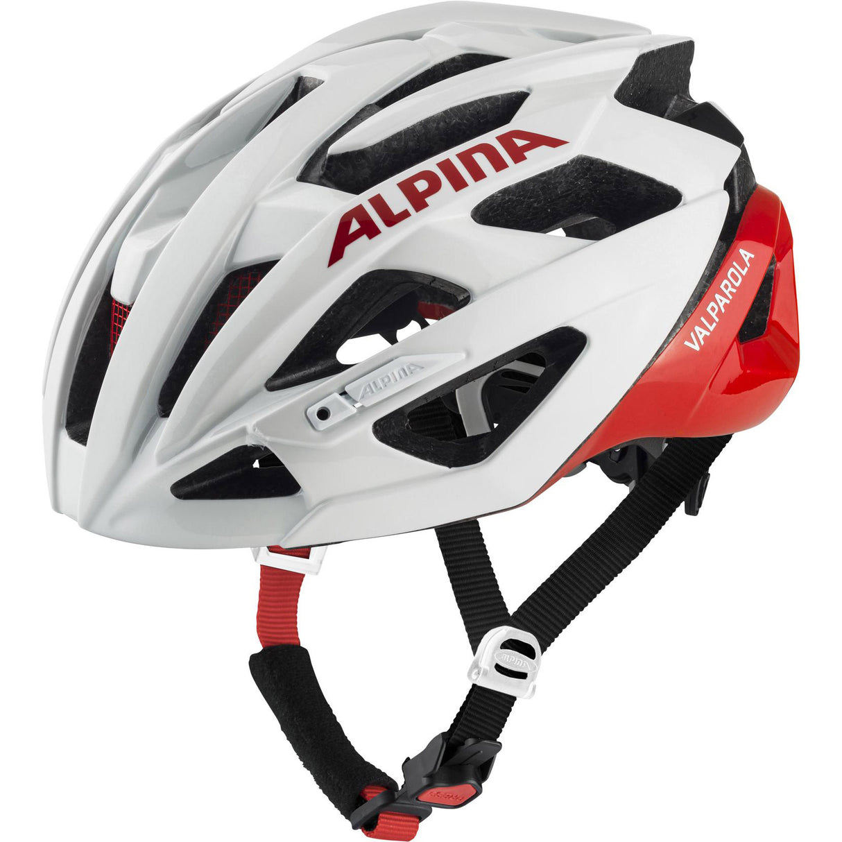 Olympesch Sportswar Sport Tour Tour Helm Valpapora 51-56 wäiss rout