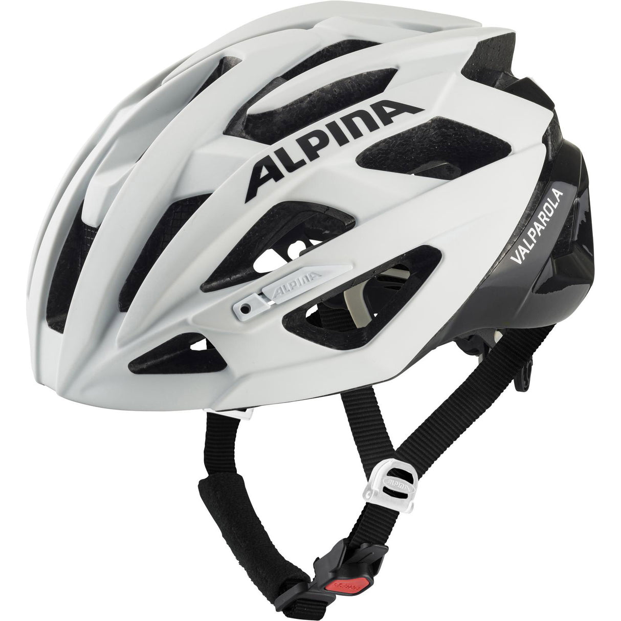 Olympesch Sportswar Sports Tour Helm Valpapora 51-56 wäiss schwaarz