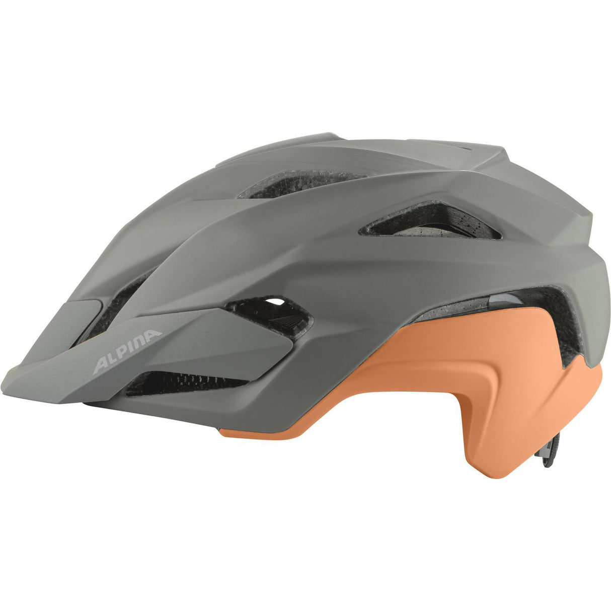 Olympic Sportswear Sports MTB Helmet Kamloop 51-55 Matt gray peach