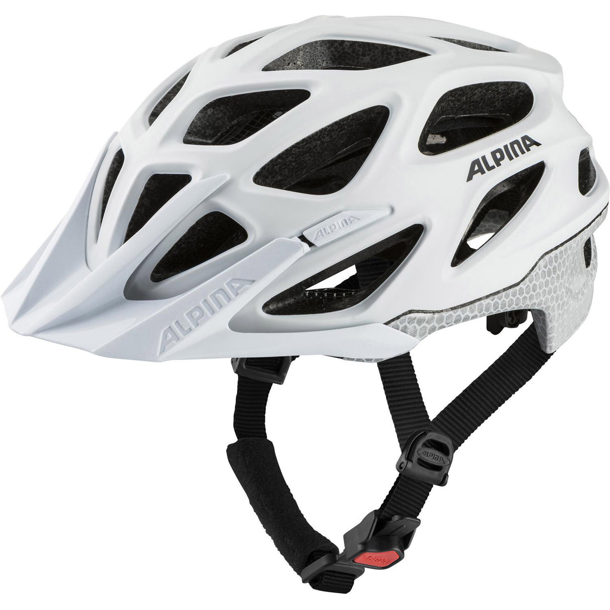 Olympisk sportkläder Sports MTB Helm Mythos Reflective 52-57 White