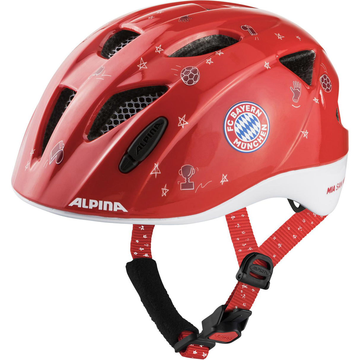 Casco olimpico sportivo sportivo per bambini XIMO FCB 47-51 Gloss