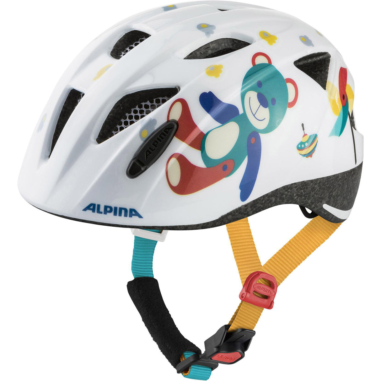 Olympischer Sportbekleidung Sport Kinderhelm Ximo White Bear 47-51 Gloss