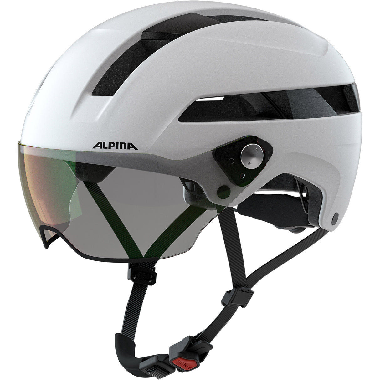 Olimpijska športna oblačila Helm Soho Visor proti White Matt 52-56