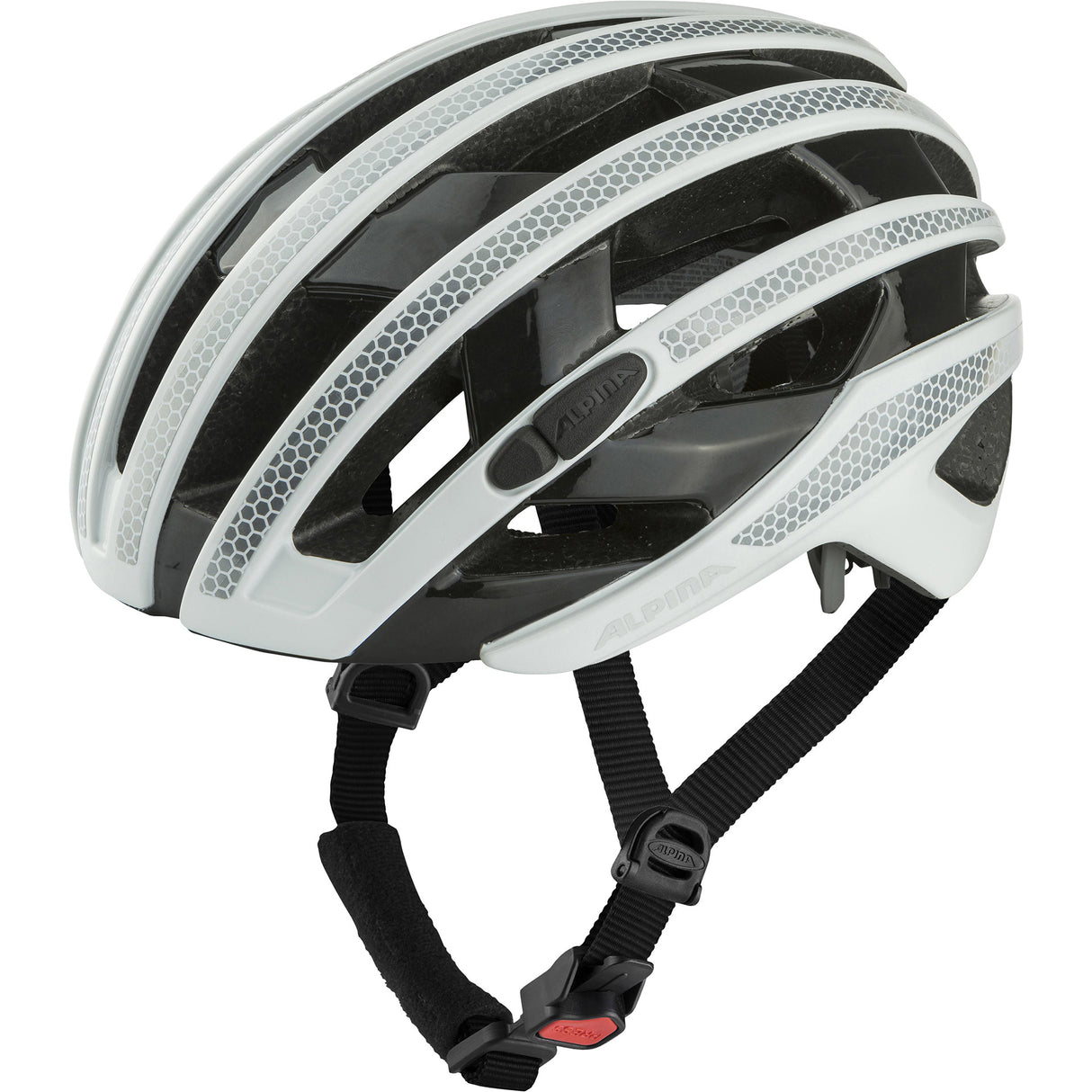 Olympiasportswear Sports Race Helm Ravel Reflexion 55-59 Gloss White