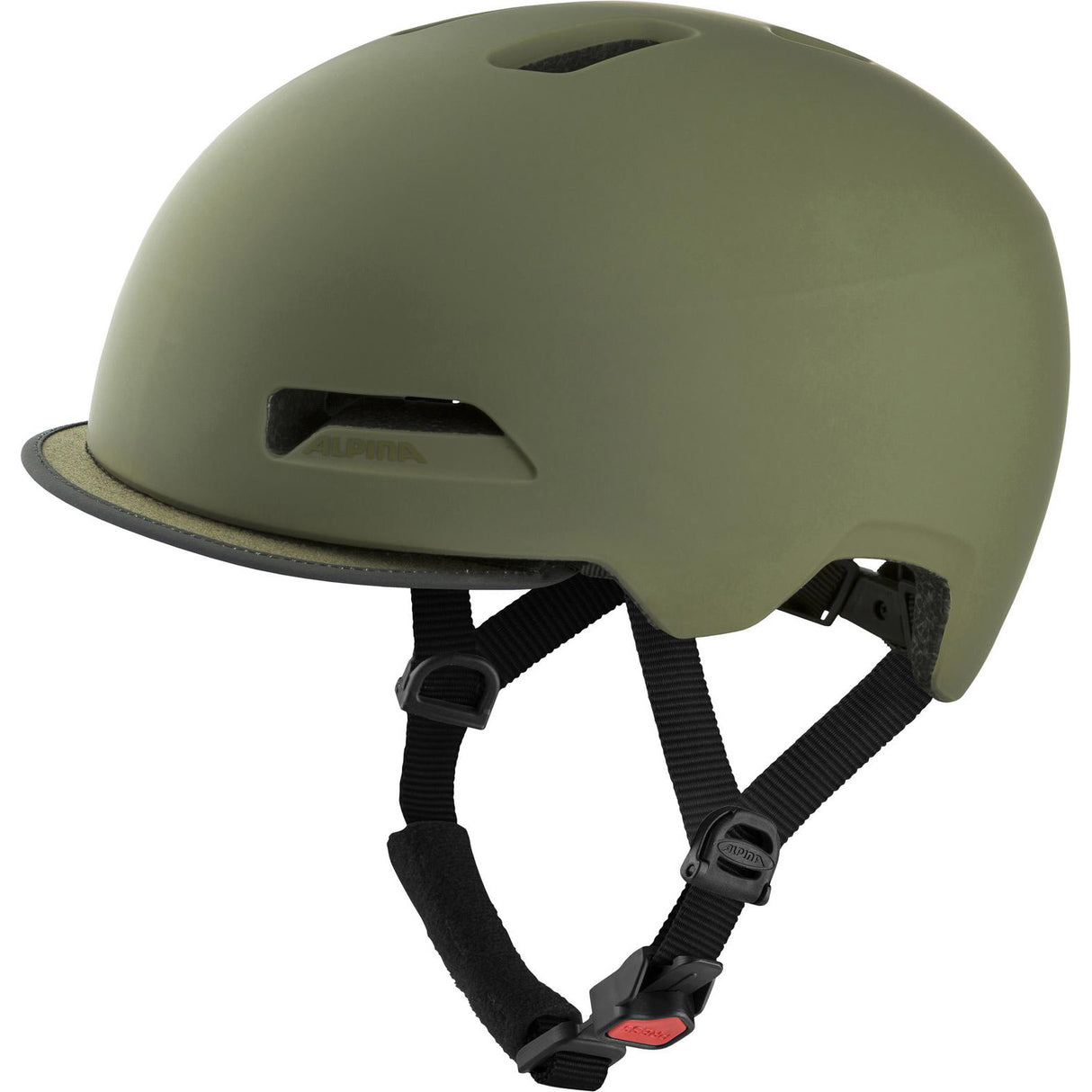 Olympischer Sportbekleidung Helm Brooklyn Olive Matt 57-61 cm