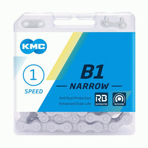 KMC Ketting 1 2x3 32 112S B1 smal RB MAT SILVER 5 6V