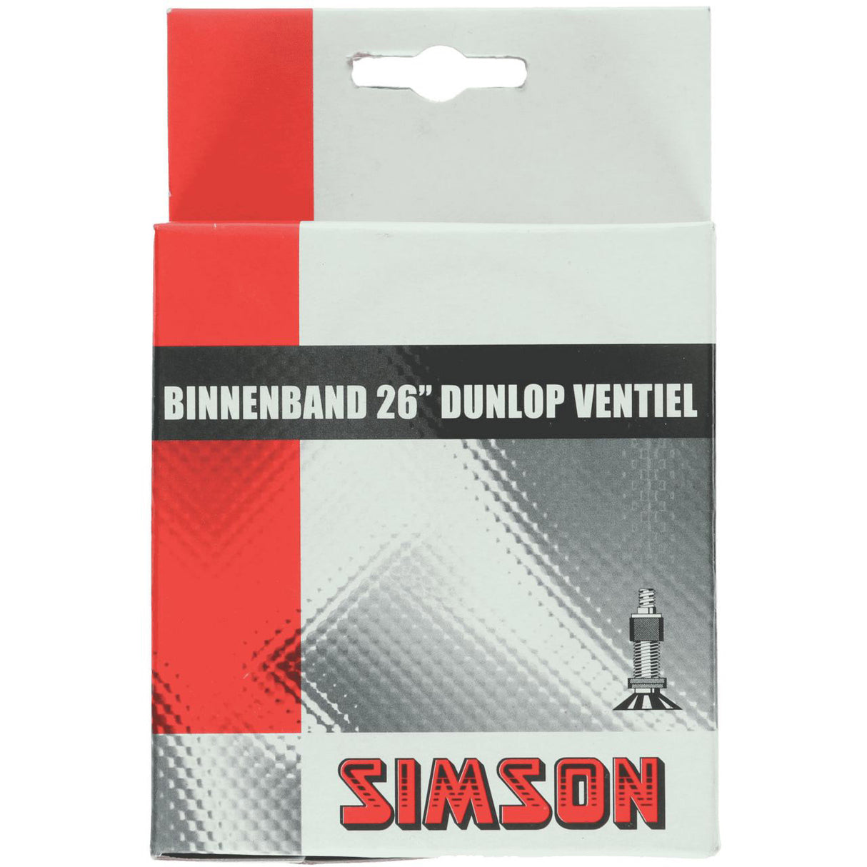 Simson binnenband 26 dv hv per stuk blisterdoos