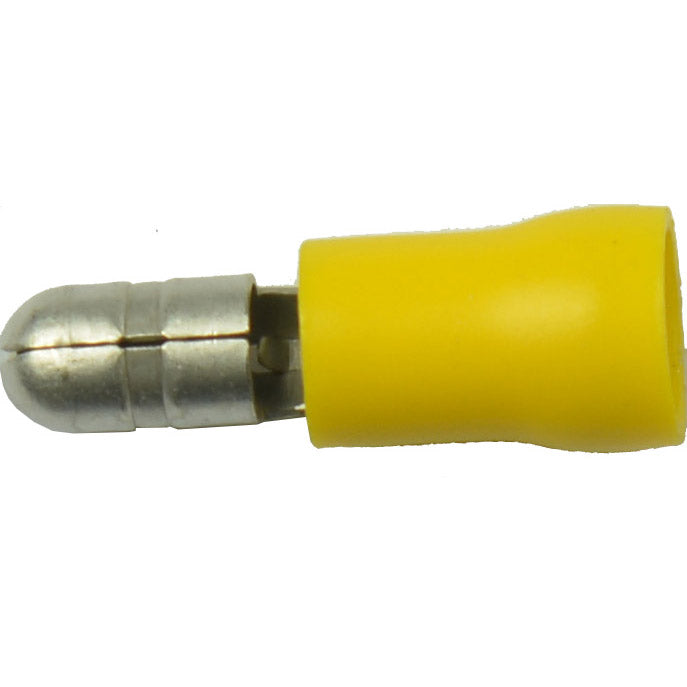 BOFIX CABLE SHOE AMP Plug Man runt 4,0 Yellow (25st)