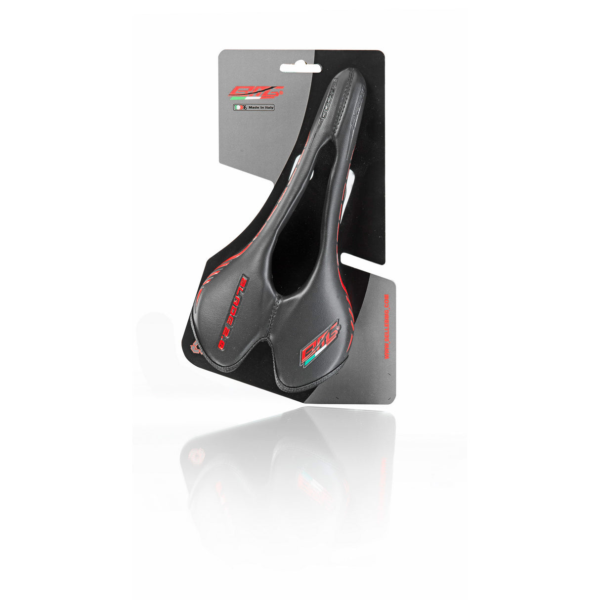 Selle Monte Grappa Saddle Bmg Blade 2.0 Negro Rojo