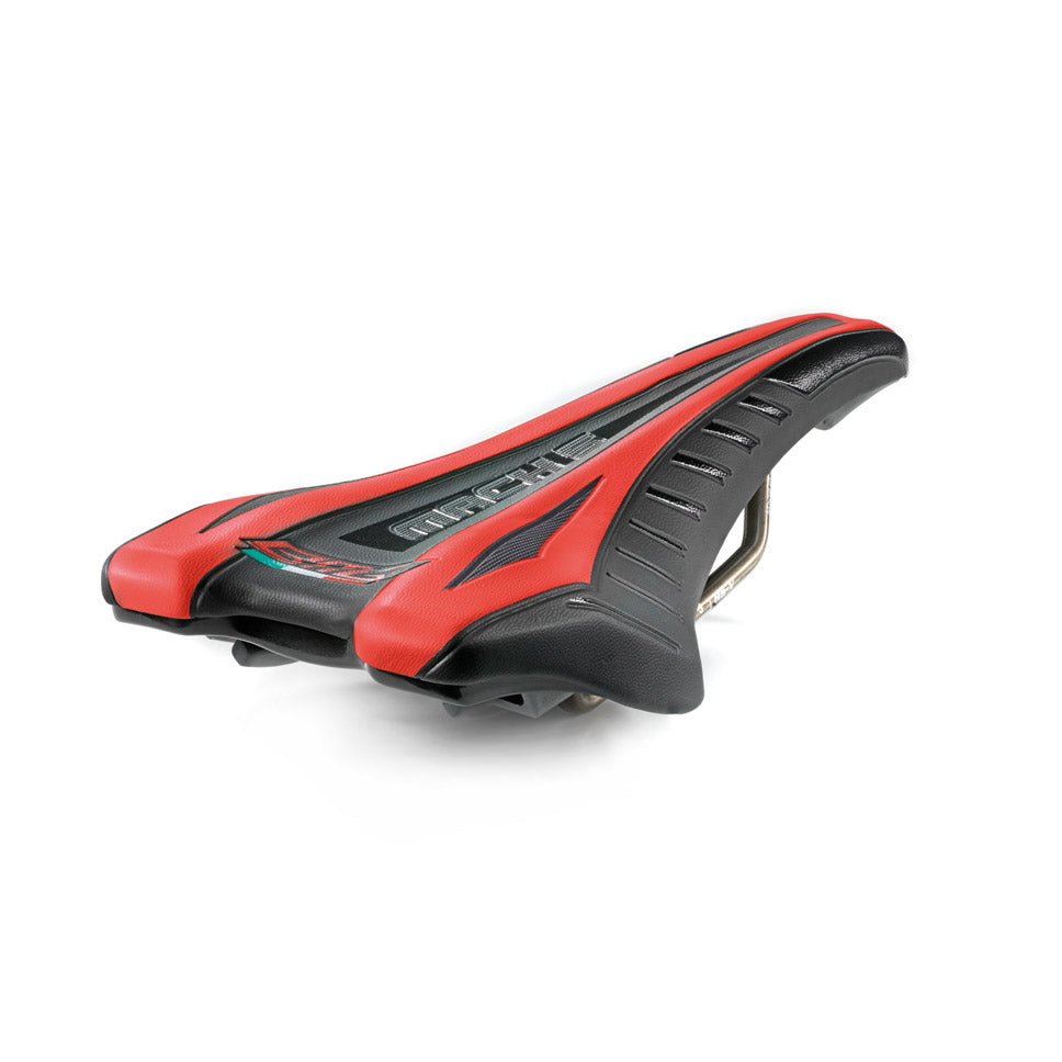 Selle Monte Grappa Zadel BMG S007 Mach 5 zwart rood