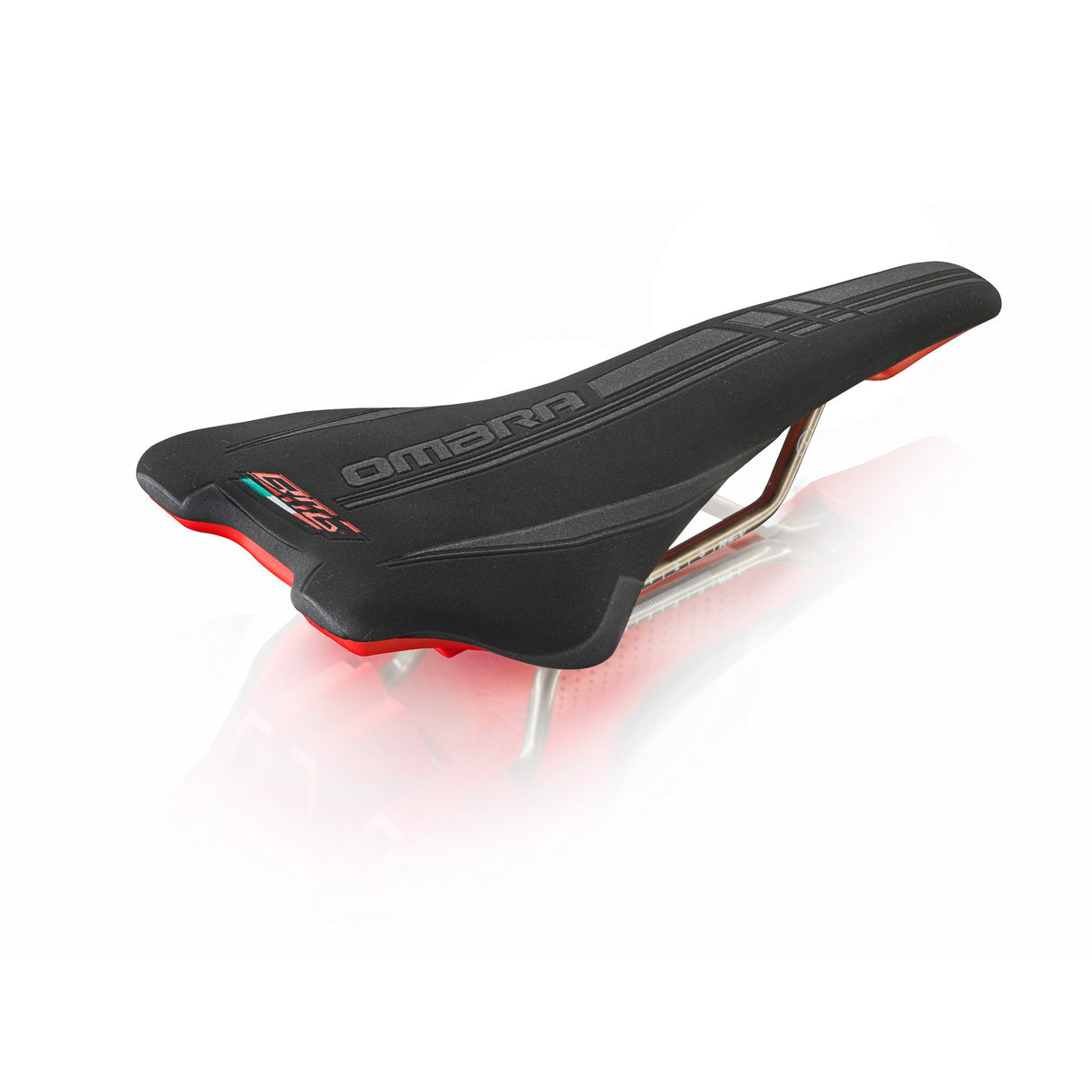 Selle Monte Grappa Saddle Bmg Ombra Black Red