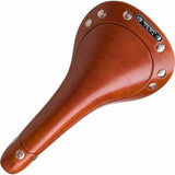 Selle Monte Grappa Italia Zadel Italia V1 Vintage Storica leder honingbruin AM