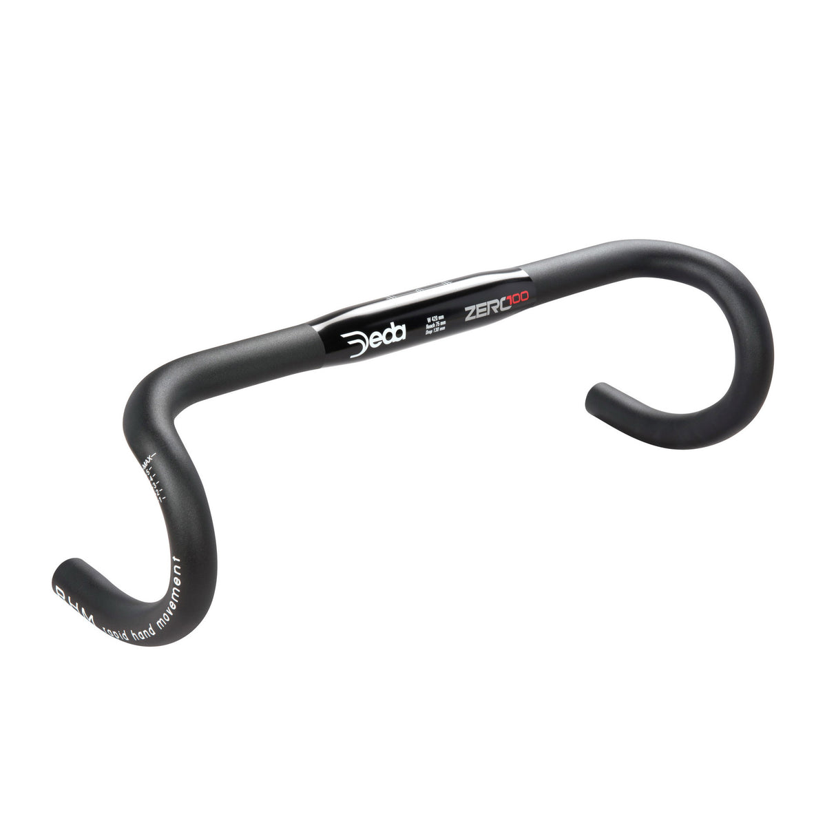 Deda Stuurbocht Zero100 RHM 42cm Black Aluminium