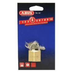 Abus Brass Padlock 65 30 mm zlato 4cm