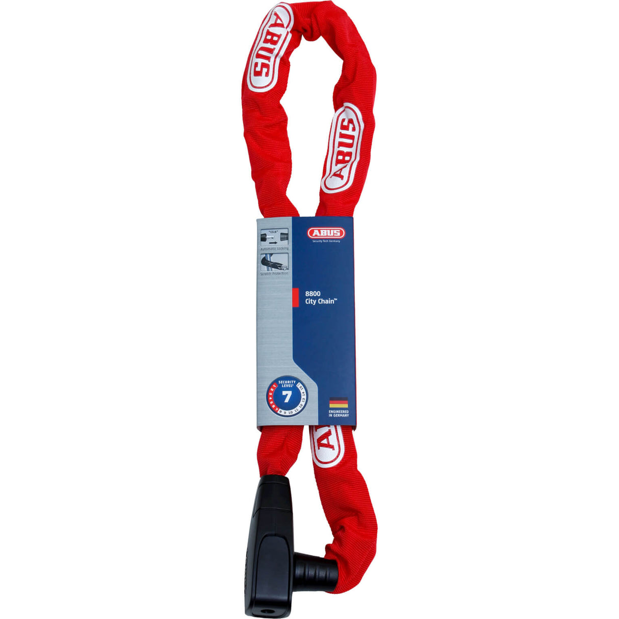 Abus CityChain 8800 120 Red łańcuchowy zamek 120 cm