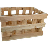 Bicycle Crate Wooden Grid 20L 40x29x24cm