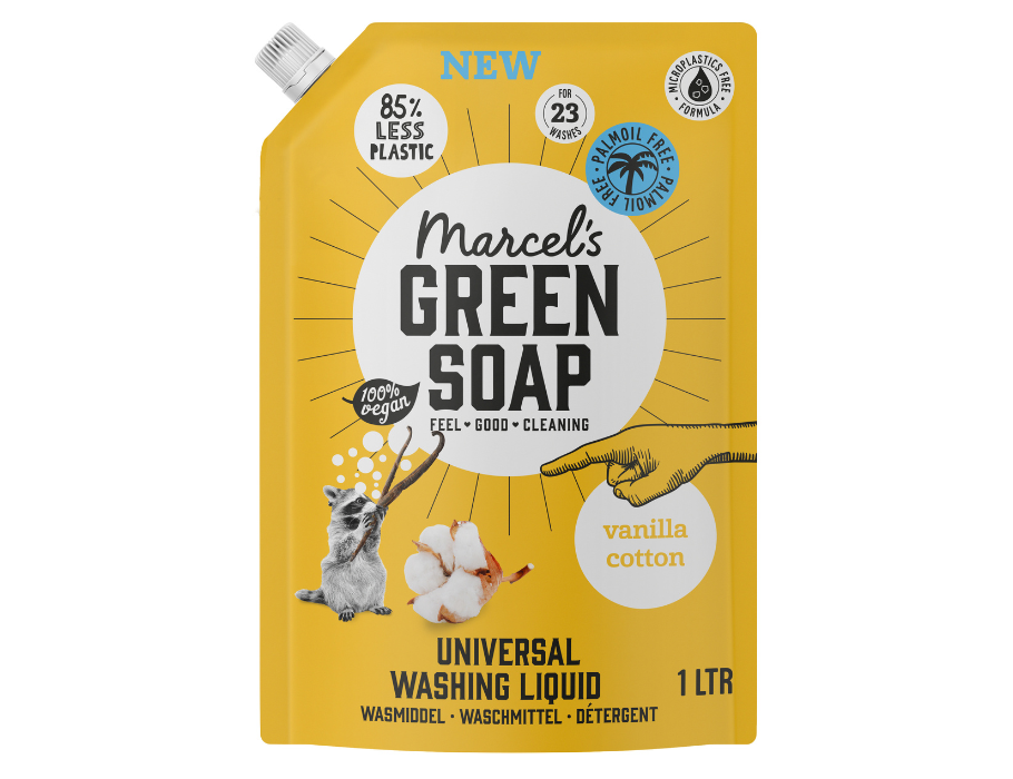 Marcels Green Soap détergent couleur Vanilla Cotton Recharge 1 litre