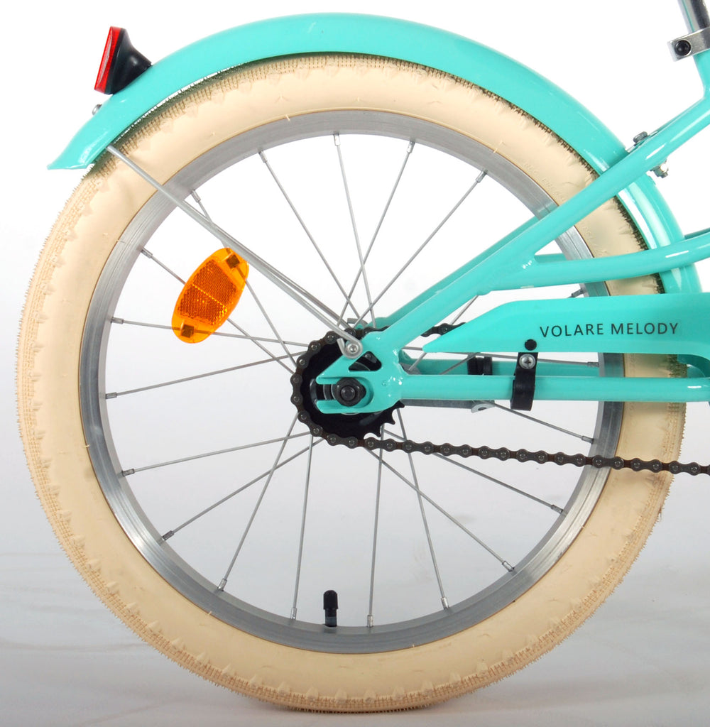 Volare Melody Kinderfiets Meisjes 18 inch Turquoise Prime Collection
