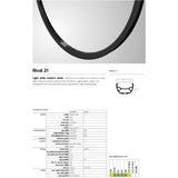 Rim Rival 21 27,5 584 32G 14G Disc Alu Black